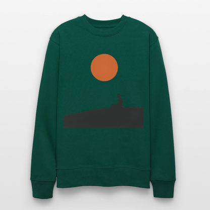 Under the sun, Ekologisk sweatshirt CHANGER unisex från Stanley/Stella - skogsgrön