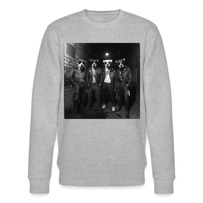 Barking Riot, Ekologisk sweatshirt CHANGER unisex från Stanley/Stella - gråmelerad