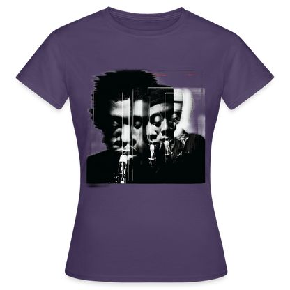 Between Breaths, T-shirt dam - mörklila