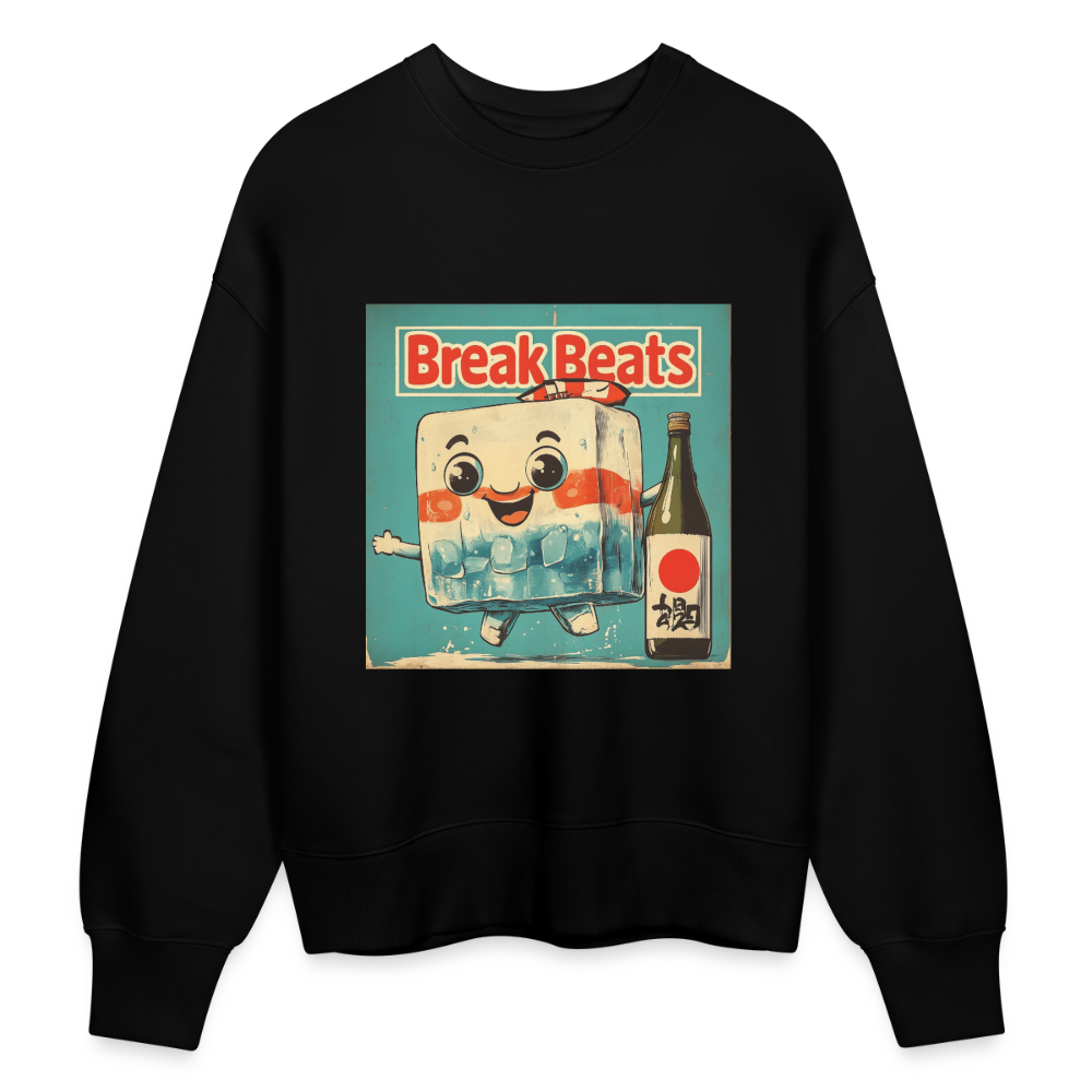 Nippon Break Beats,, Ekologisk oversizetröja RADDER unisex från Stanley/Stella - svart