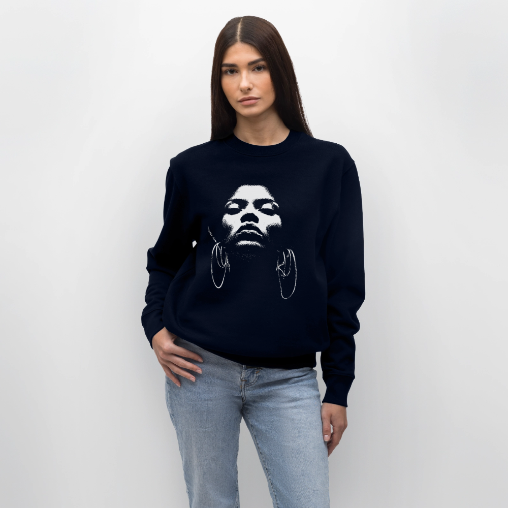 Beat Goddess, Ekologisk sweatshirt CHANGER unisex från Stanley/Stella - marinblått