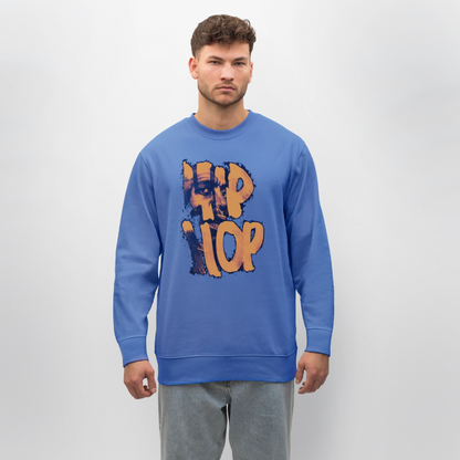 Raised on Boom Bap, Ekologisk sweatshirt CHANGER unisex från Stanley/Stella - blå