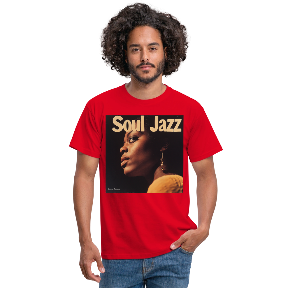 Acceso's Soul Groove: Jazz with a Beat, T-shirt herr - röd