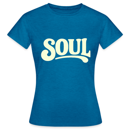 All About Soul, T-shirt dam - antikblå safirljung