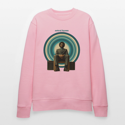 The Creator Has a Free Jazz Plan, Ekologisk sweatshirt CHANGER unisex från Stanley/Stella - ljusrosa