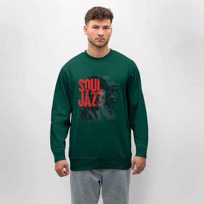 The Essence of Soul Jazz, Ekologisk sweatshirt CHANGER unisex från Stanley/Stella - skogsgrön