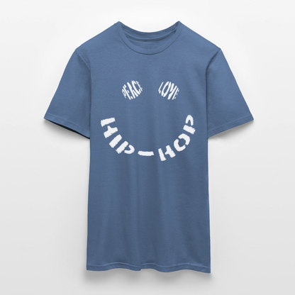 Peace, Love & Hip-Hop, T-shirt herr - duvblå 