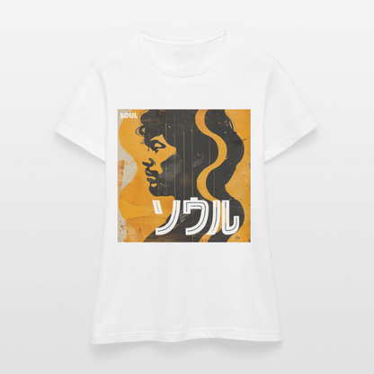 Nippon Grooves, T-shirt dam - vit