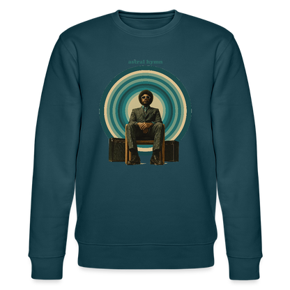 The Creator Has a Free Jazz Plan, Ekologisk sweatshirt CHANGER unisex från Stanley/Stella - mörk petrol