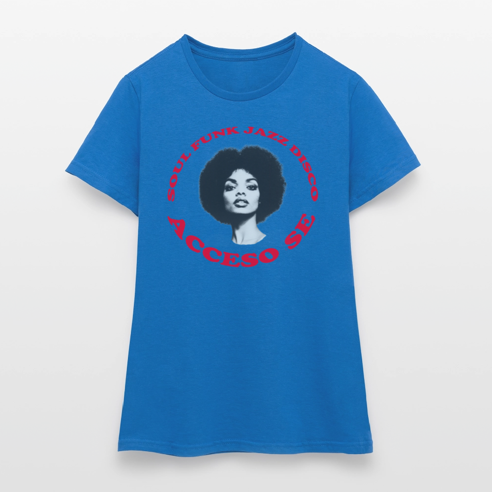 Where Music Lives – Powered by Acceso Family, T-shirt dam - royalblå