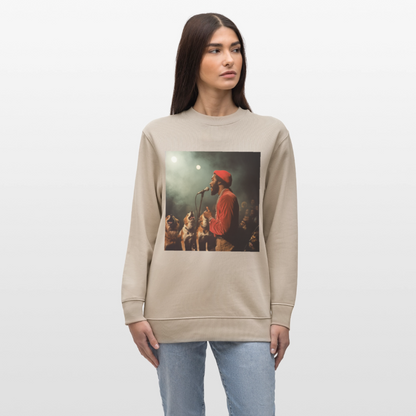 Howling at the Moon, Ekologisk sweatshirt CHANGER unisex från Stanley/Stella - beige