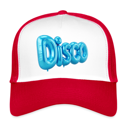 Pump the Disco, Trucker Cap - vit/röd