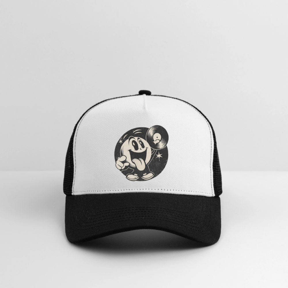Groove Chaser, Trucker Cap - vit/svart
