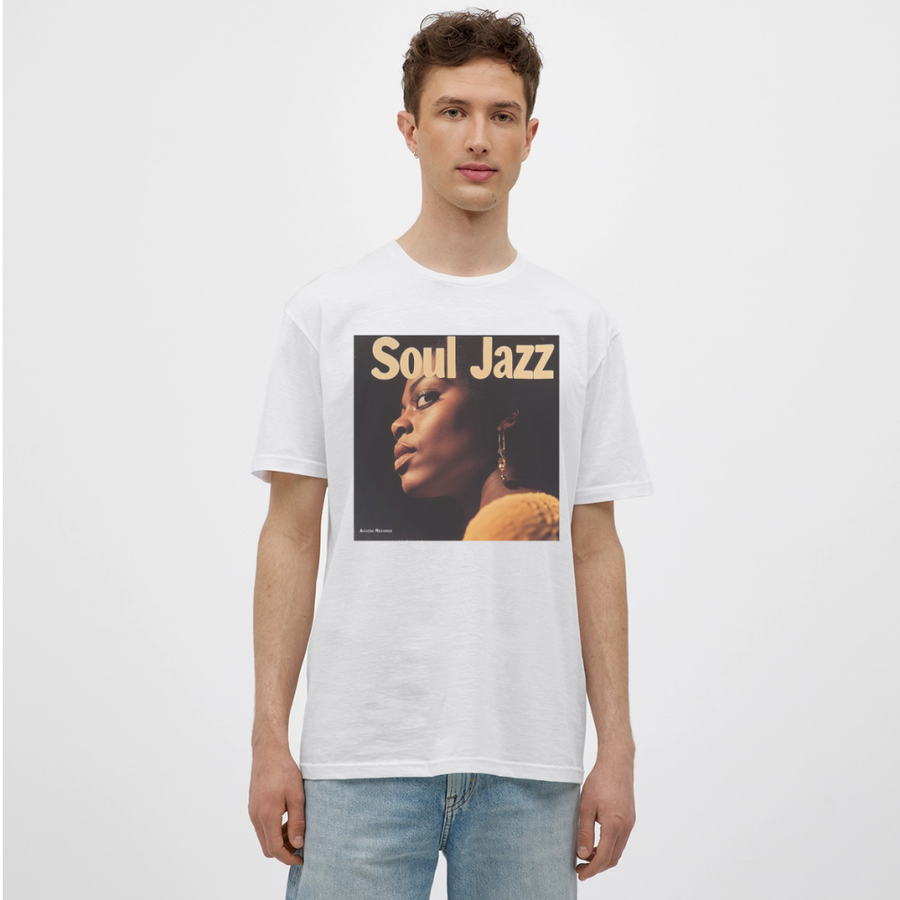 Acceso's Soul Groove: Jazz with a Beat, T-shirt herr - vit