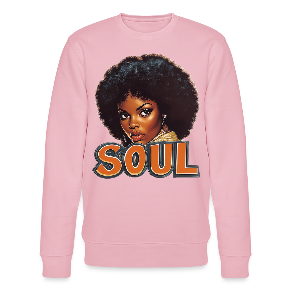 Soulful Vibes, Ekologisk sweatshirt CHANGER unisex från Stanley/Stella - ljusrosa