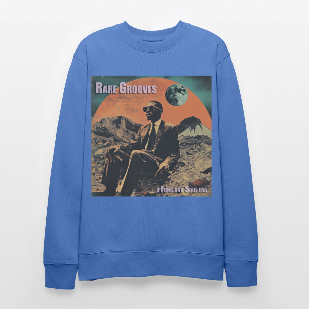 Vinylskatter: Att hitta sällsynta grooves, Ekologisk sweatshirt CHANGER unisex från Stanley/Stella - blå