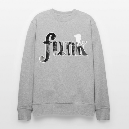 Funk Vibes, Ekologisk sweatshirt CHANGER unisex från Stanley/Stella - gråmelerad
