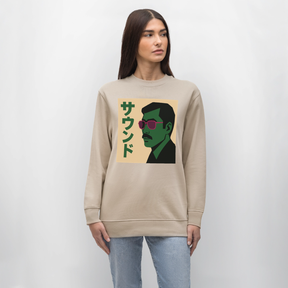 Nippon Sound, Ekologisk sweatshirt CHANGER unisex från Stanley/Stella - beige