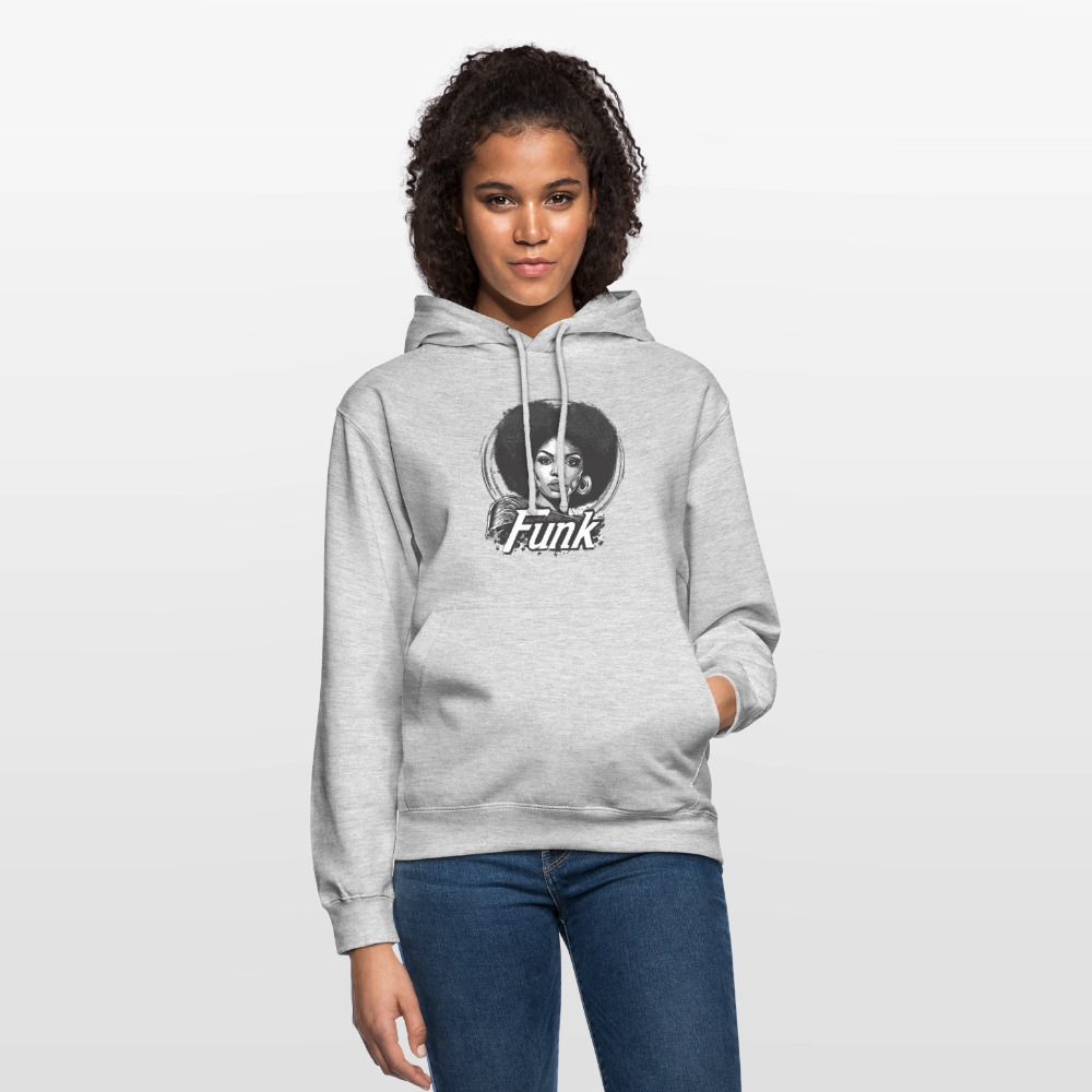Funk Queen, Luvtröja unisex - ljusgråmelerad