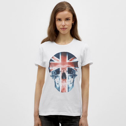 God Save the Skull, T-shirt dam - vit