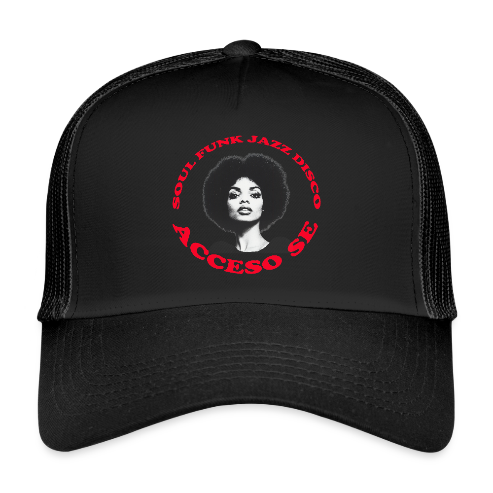 Where Music Lives – Powered by Acceso Family, Trucker Cap - svart/svart