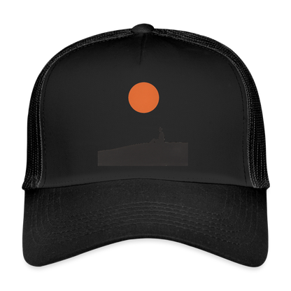 Under the sun, Trucker Cap - svart/svart