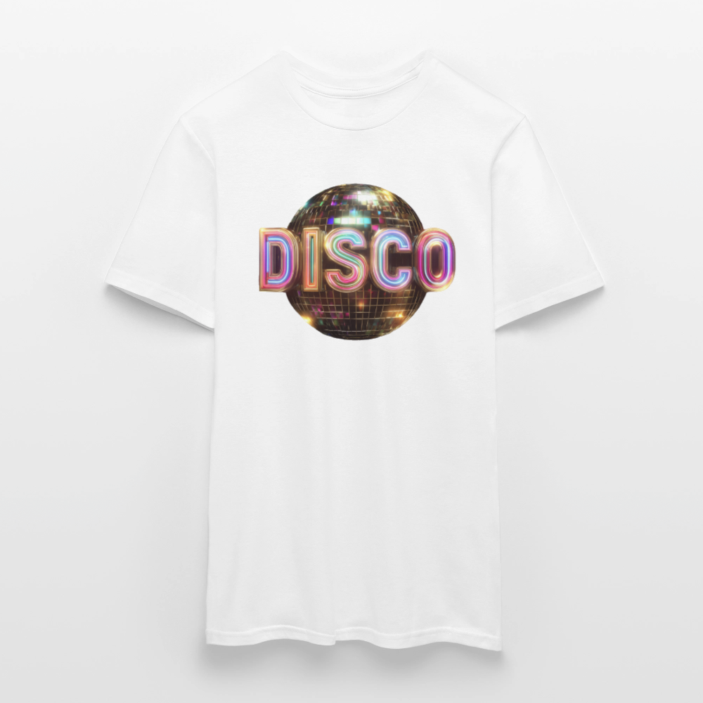 Disco Dreamscape, T-shirt herr - vit