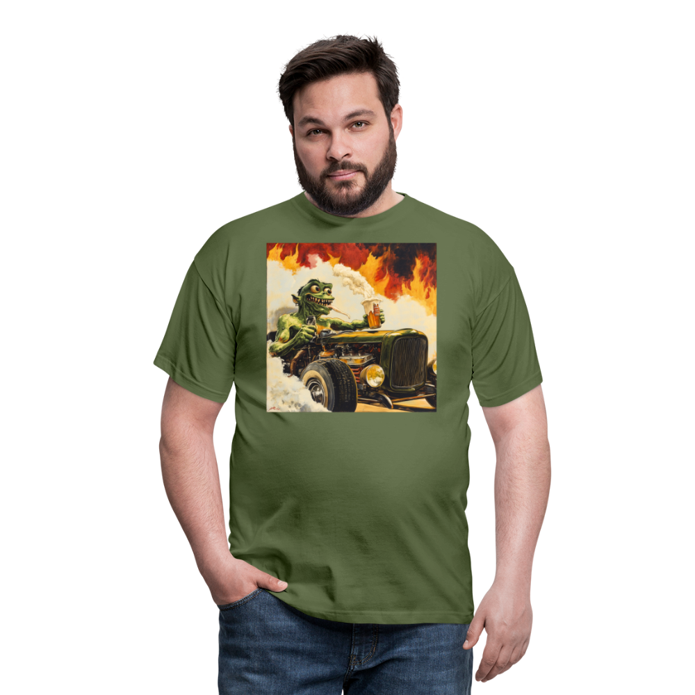 Ragg-Rex, T-shirt herr - Militärgrön