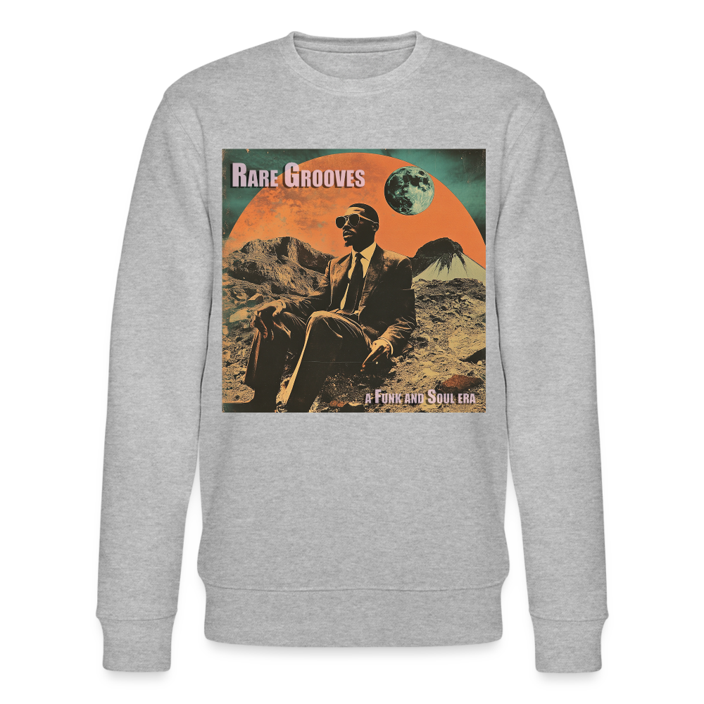 Vinylskatter: Att hitta sällsynta grooves, Ekologisk sweatshirt CHANGER unisex från Stanley/Stella - gråmelerad