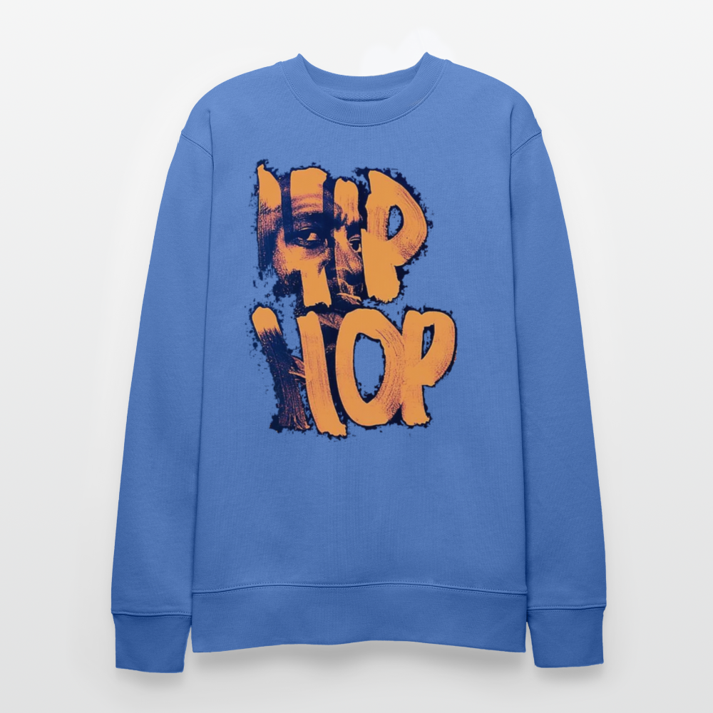 Raised on Boom Bap, Ekologisk sweatshirt CHANGER unisex från Stanley/Stella - blå