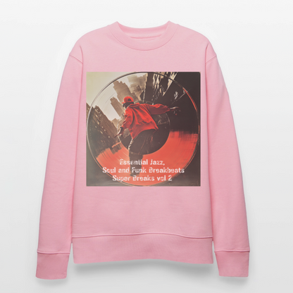 Super Breaks vol 2, Ekologisk sweatshirt CHANGER unisex från Stanley/Stella - ljusrosa