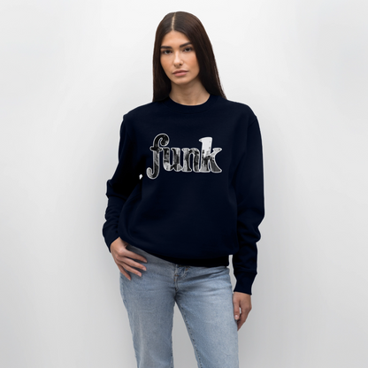 Funk Vibes, Ekologisk sweatshirt CHANGER unisex från Stanley/Stella - marinblått