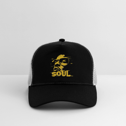 Funky Soul, Trucker Cap - svart/stengrå