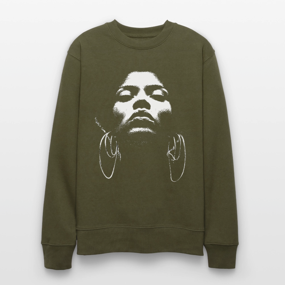 Beat Goddess, Ekologisk sweatshirt CHANGER unisex från Stanley/Stella - kaki