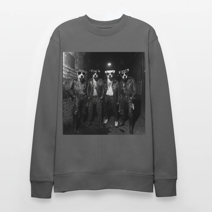 Barking Riot, Ekologisk sweatshirt CHANGER unisex från Stanley/Stella - kolgrå