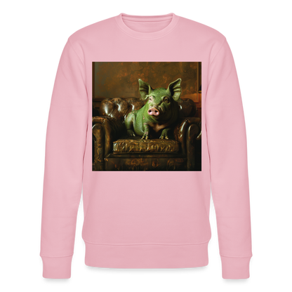 Grön Elegans, Ekologisk sweatshirt CHANGER unisex från Stanley/Stella - ljusrosa