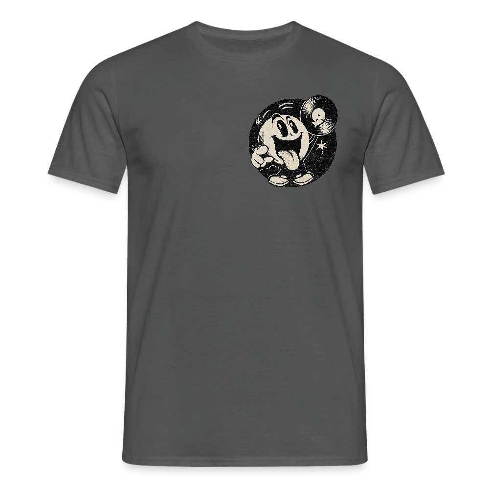 Groove Chaser, T-shirt herr - kolgrå