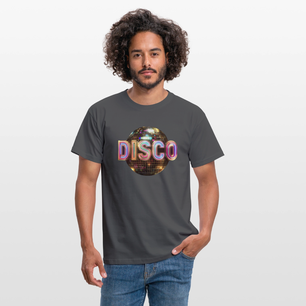 Disco Dreamscape, T-shirt herr - kolgrå