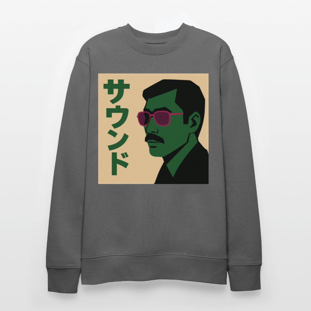 Nippon Sound, Ekologisk sweatshirt CHANGER unisex från Stanley/Stella - kolgrå
