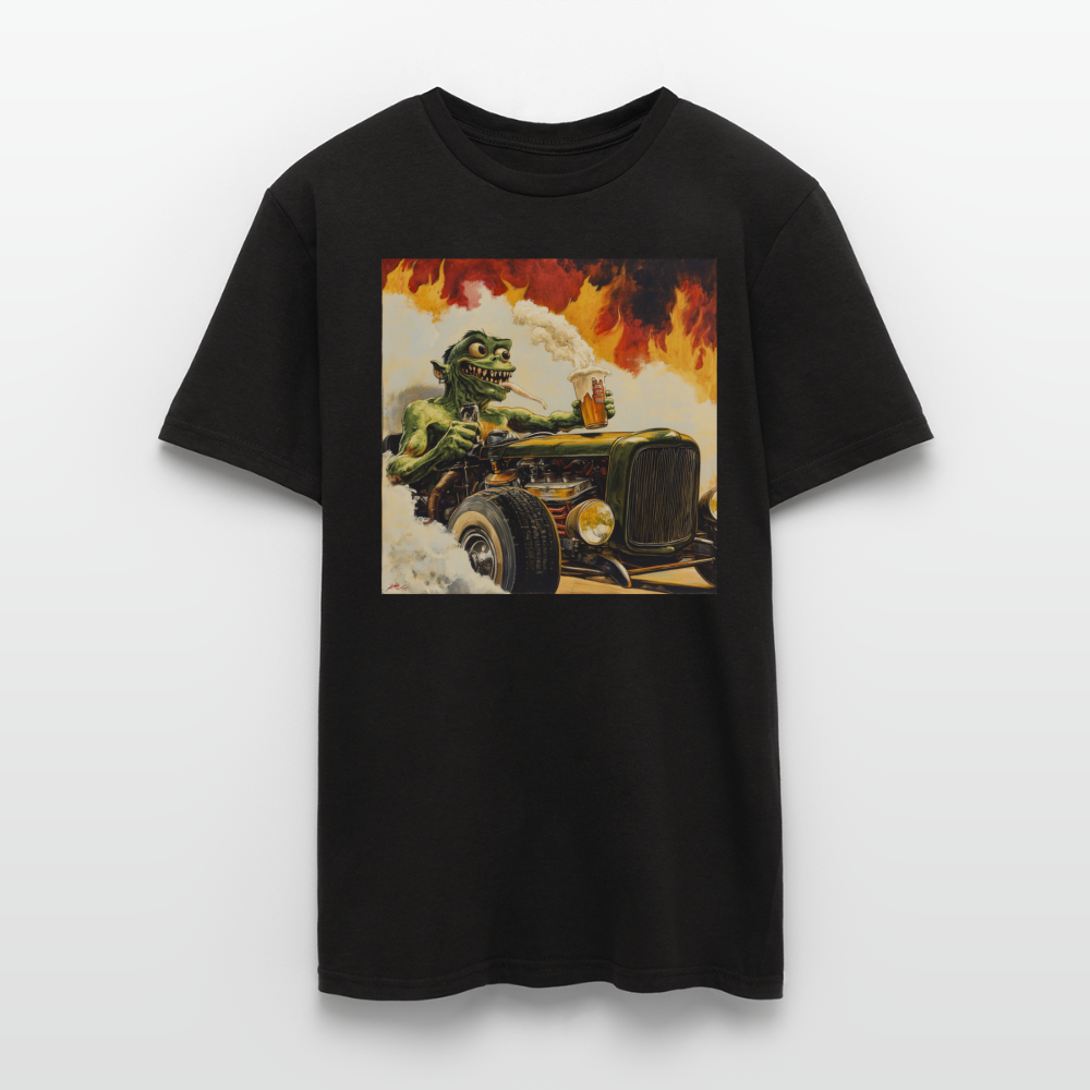 Ragg-Rex, T-shirt herr - svart