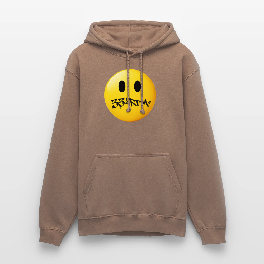 Turntable Grin, Luvtröja unisex - mocka