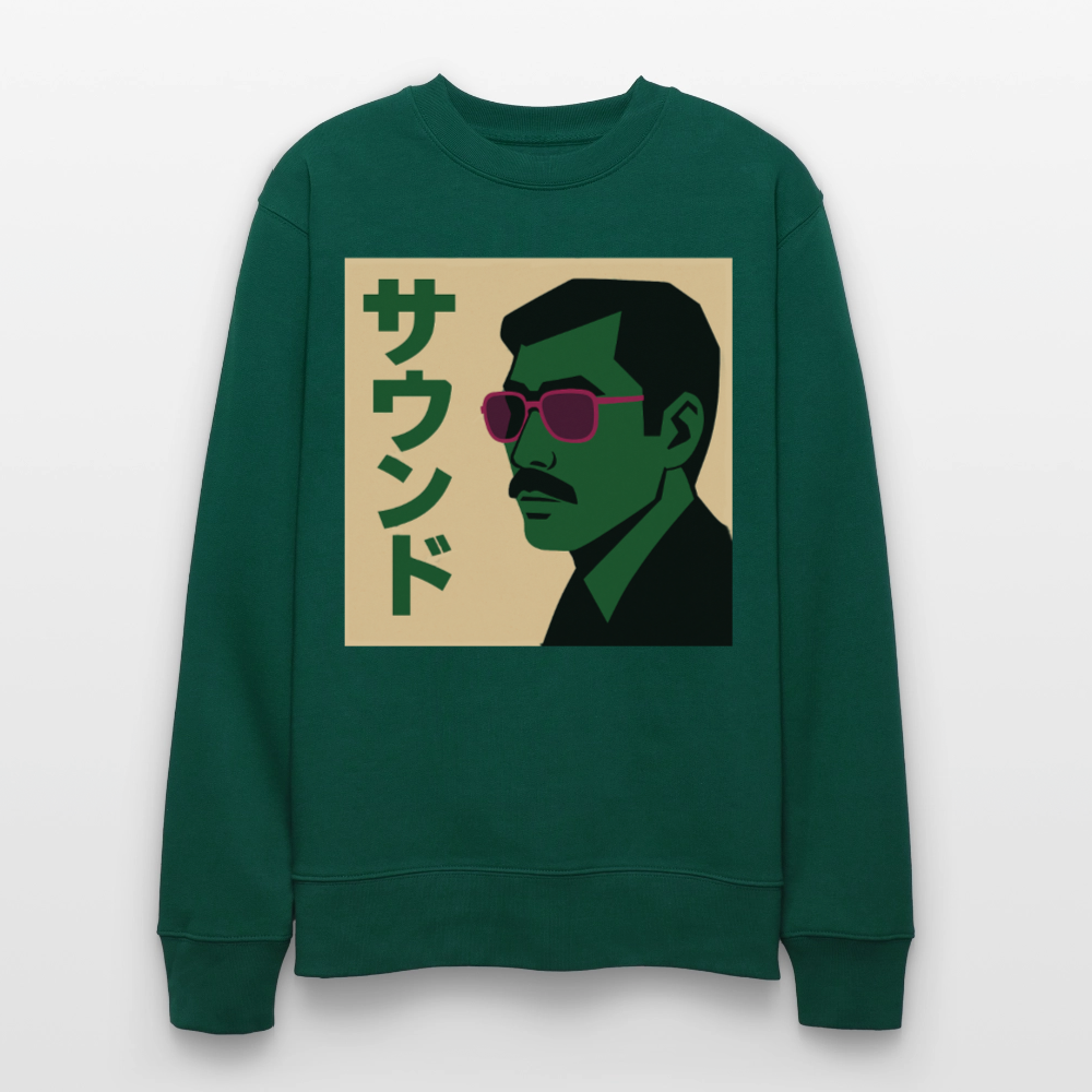 Nippon Sound, Ekologisk sweatshirt CHANGER unisex från Stanley/Stella - skogsgrön