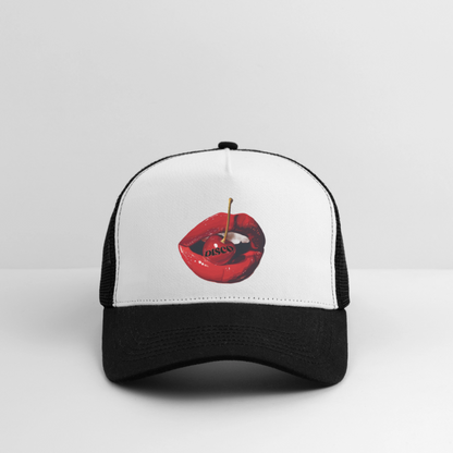 Taste of Disco, Trucker Cap - vit/svart