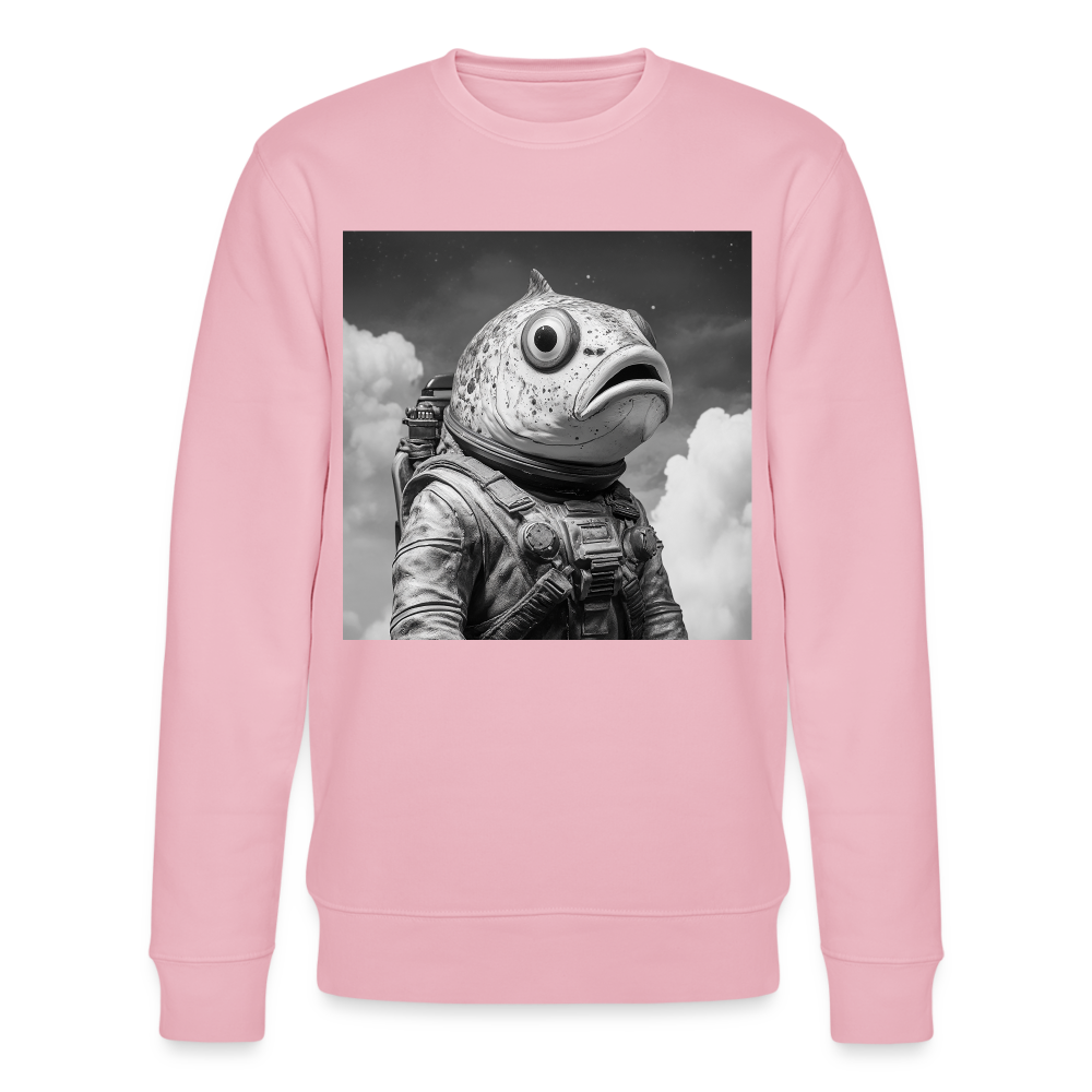 En ensam simtur i universum, Ekologisk sweatshirt CHANGER unisex från Stanley/Stella - ljusrosa