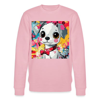 En vän eller fiende?, Ekologisk sweatshirt CHANGER unisex från Stanley/Stella - ljusrosa