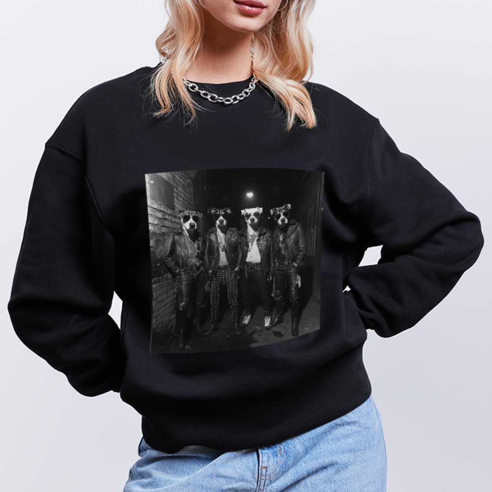Barking Riot, Ekologisk oversizetröja RADDER unisex från Stanley/Stella - svart