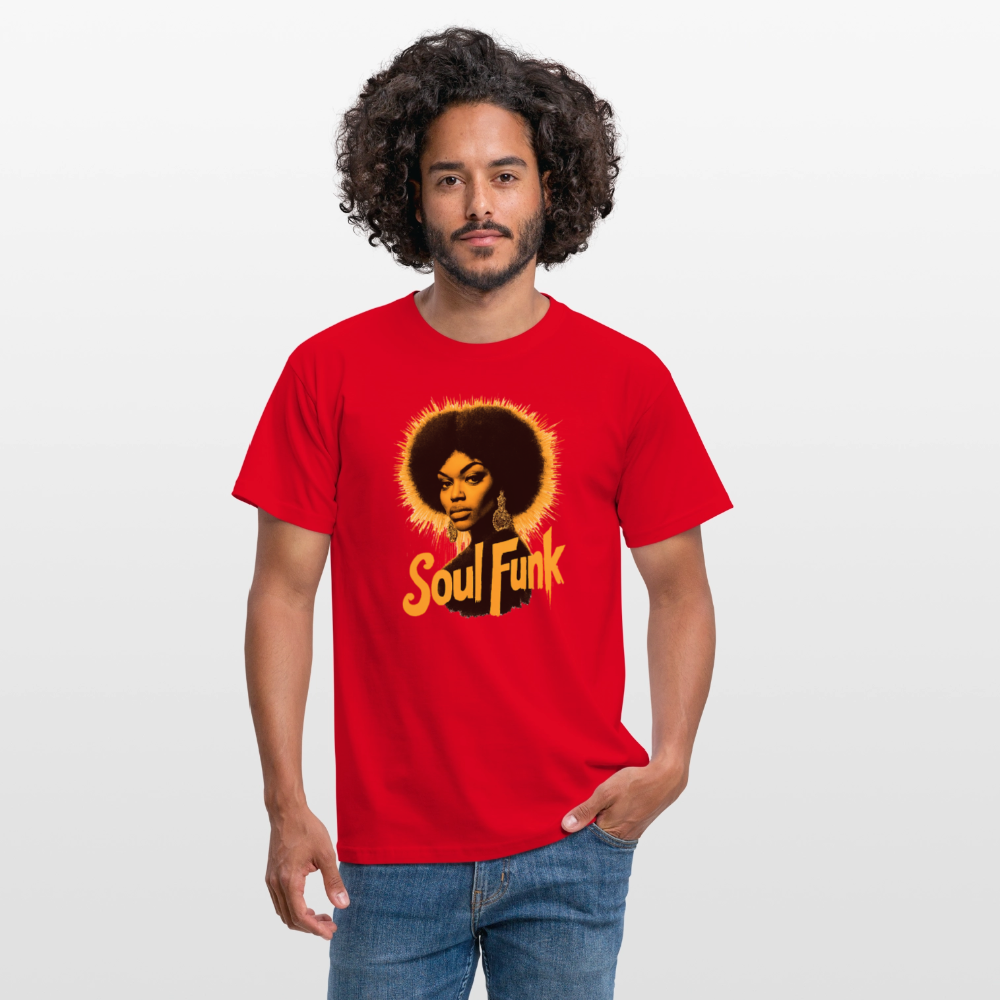 Soul Funk, T-shirt herr - röd