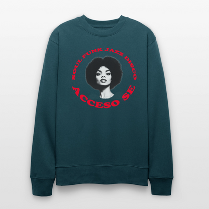 Where Music Lives – Powered by Acceso Family, Ekologisk sweatshirt CHANGER unisex från Stanley/Stella - mörk petrol