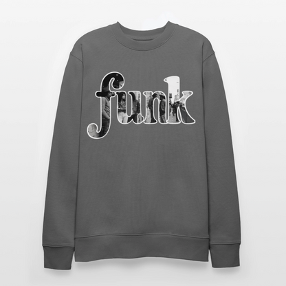 Funk Vibes, Ekologisk sweatshirt CHANGER unisex från Stanley/Stella - kolgrå