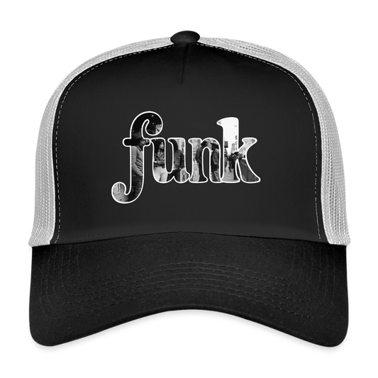 Funk Vibes, Trucker Cap - svart/stengrå
